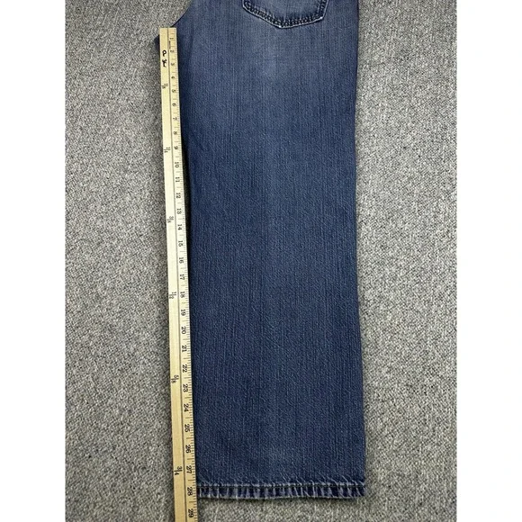 Levis 559 Jeans Mens 40x30 Relaxed Straight American Workwear Denim Wash - Picture 8 of 12